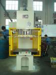 PLC Drive 2mm Sheet Metal Hydraulic C Type 125T Press Machine with 800mm
