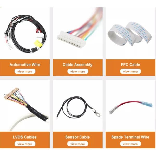 JST Molex Electronic Cable Custom Wire Harness And Cable Assembly