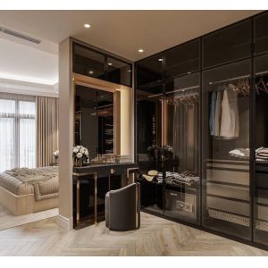 Pop Style Luxury Custom Storage Bedroom Wardrobe in Modern Design with PANEL