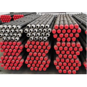 China Hard Rock Carbon Steel Integral Drill Rods for water drill truck on sale