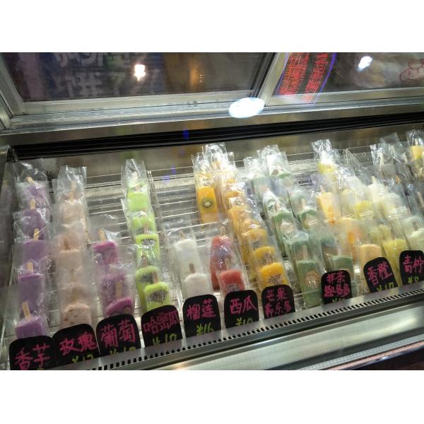 Danfoss Compressor Ice Cream Display Freezer For Pastry Shop CE Certificate