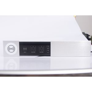 100-240V Power Conference Table Top Desktop Electrical Outlet RJ45 Cat6 Port