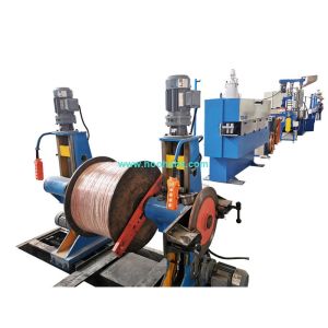 High Frequency Cable Extruder Machinery Line Wire And Cable Manufacturing