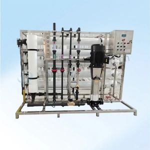 China Automated Reverse Osmosis Water Purification Machine With Pump & PLC Control on sale China Automated Reverse Osmosis Water Purification Machine With Pump & PLC Control on sale