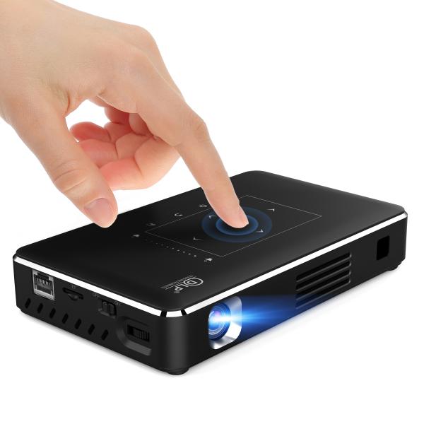 Home Theater Portable DLP Smart Projector 4K Decoding Android 9.0 System Support