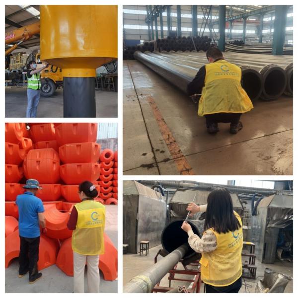 River Dredging HDPE Pipe Floater for Marine HDPE Floating Pipe