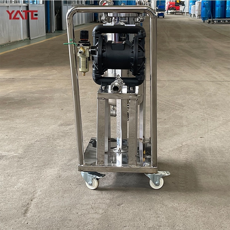 Movable Stainless Steel 304/316 Bag Filter Housing with 0.5 μm Filtration
