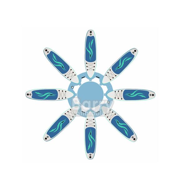 Custom Made SUP Inflatable Paddle Board Floating Platform SUP Dock Trainer