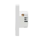 Wireless wifi light switch Push Button white switch APP Control Work with Alexa