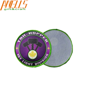 Decorative Dye Sublimation Patch Large Round Fabric Badges Patches
