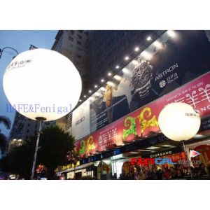 Customizable 220V LED Hanging Inflatable Lighting Balloons For Exhibition