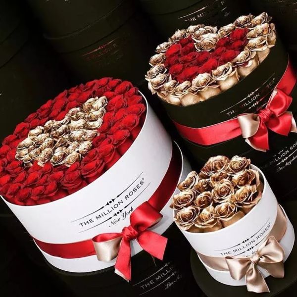 2020 New Preserved Rose 5-6cm Real Rose That Last A Year For Valentines Day girlfriend gift