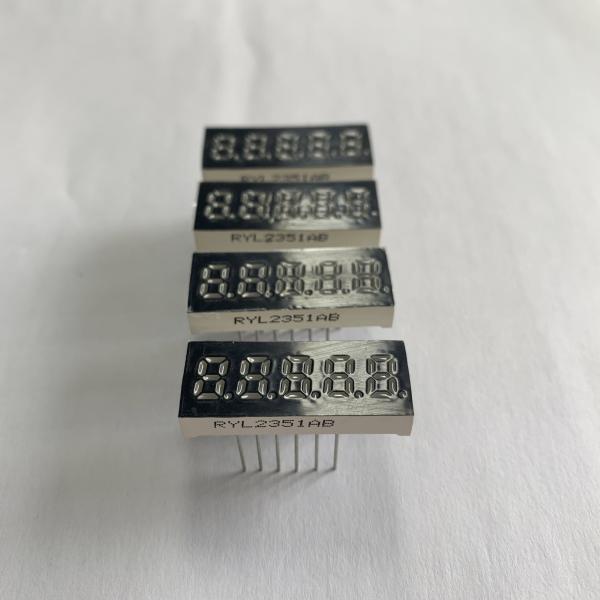 Quality Tn Monochrome 7 Segment LED Display 10mm Pixels Common Anode 8 Digital for sale