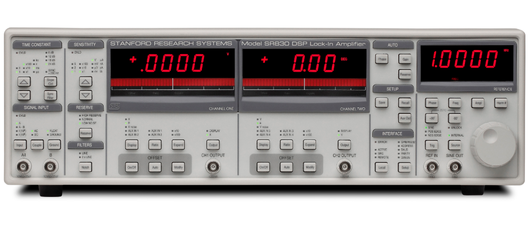 1 mHz to 102.4 kHz Frequency Range SR830 Lock-In Amplifier by SRS Stanford Research Systems