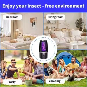 JZ USB Powered Rechargeable Household Electric Mosquito Repellent Smart Pest