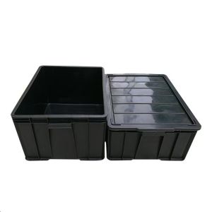 ESD OEM Anti Static Container Plastic Custom Pallet Circulation Black