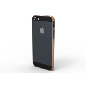 Light Weight Silver Aluminum Bumper Case , Hard Phone Cases