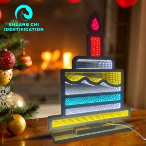 High Luminous Flux Double-sided Infinity Mirror LED Neon Sign for Decorative