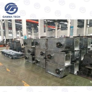 6mm Horizontal Transport Grain Drag Chain Conveyors Flat Bottom Belt Brush