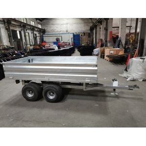 Farm Tractor Trailer With Hot Dip Galvanized; Agriculture Transport Tipping