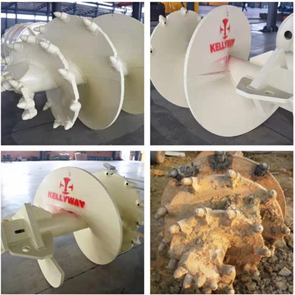 130mm Kelly Box High Grade Q345B Steel Auger Bit High Strength