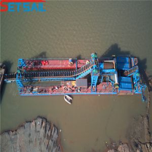 Customized Performance Chain Bucket River Gold Dredger with 128-176PCS Chian