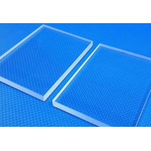 Transparent UV Quartz Glass Plate With SIO2 99.99% Density 2.2g/cm3