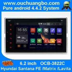 Ouchuangbo Car Radio DVD Bluetooth USB 3G Wifi for Hyundai Santana Fe /Matrix