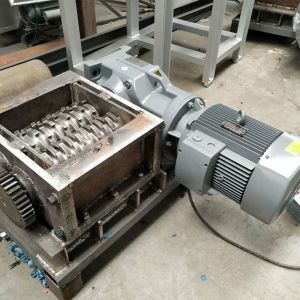 Scrap Aluminum Cans Shredder Machine Double Shaft Crusher for Customized