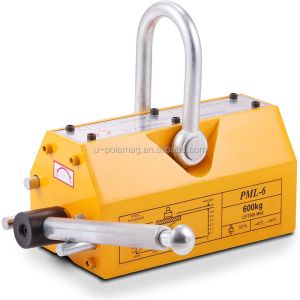 China 5 Ton Lifting Magnets 5000 kg Portable Manual Permanent Magnetic Lifter Core Components Bearing on sale