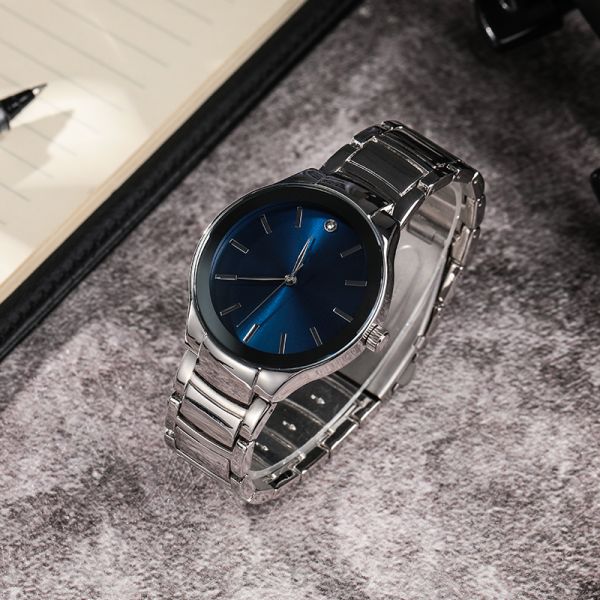 Waterproof OEM Stainless Steel Analog Watch 22cm Strap Japanese Movement Quartz