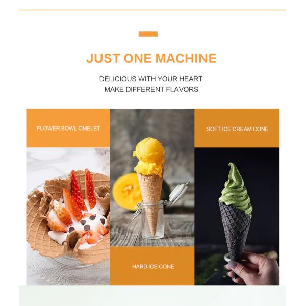 Cone Baker , Durable And Safe Aluminum Baking Template Manually Controlled Timing And Precise Temperature.