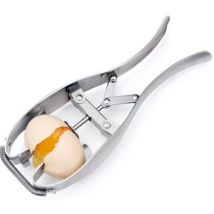 SUS304 Stainless Steel Egg Opener Fish Shaped Eggshell Cracker Cutter
