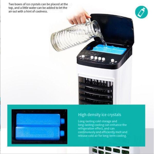 Multi Function Noiseless Standing Air Cooler Portable Water Cooling System for Hotels