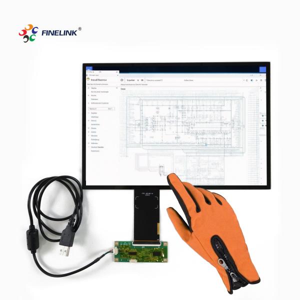 Quality 10.1" Multi-Touch Waterproof Capacitive Touch Screen Panel With EETI/ILITEK Controller for sale