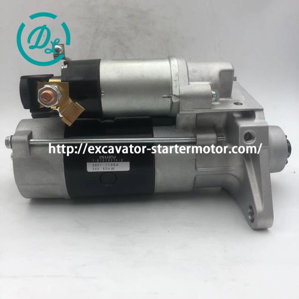 EexcavaStart ISUZU 6HK1 Excavator Starter Motor OEM 1-87618274-0 8-98141206-1