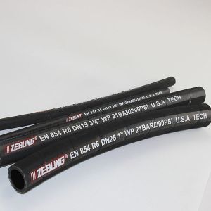 ISO9001 Standard Pressure Rating Hydraulic Oil Hose PE Floating Layer