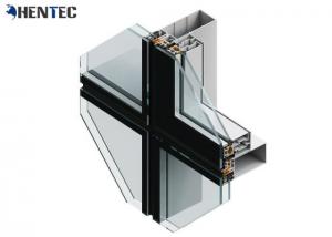 Wholesale Powder Painted Aluminum Curtain Wall Profile , Aluminum Extrusion Profile from china suppliers