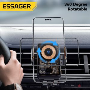 ESSAGER T11 Series Wireless Car Charger Holder Wireless Charging Phone Stand 5V