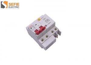 China 3 Pole 220v Residual Current Circuit Breaker with Overcurrent Protection on sale