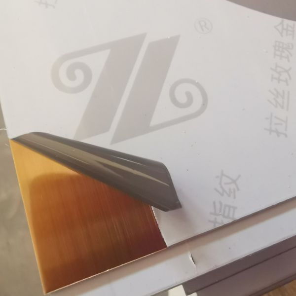 304 Mirror Stainless Steel Sheet Titanium Gold Material Panels 1000-2000mm Width