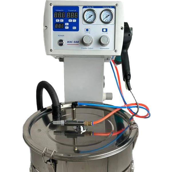 Quality Metal Surface Powder Coating Machinery with and Manual Electrostatic Spraying Guns for sale