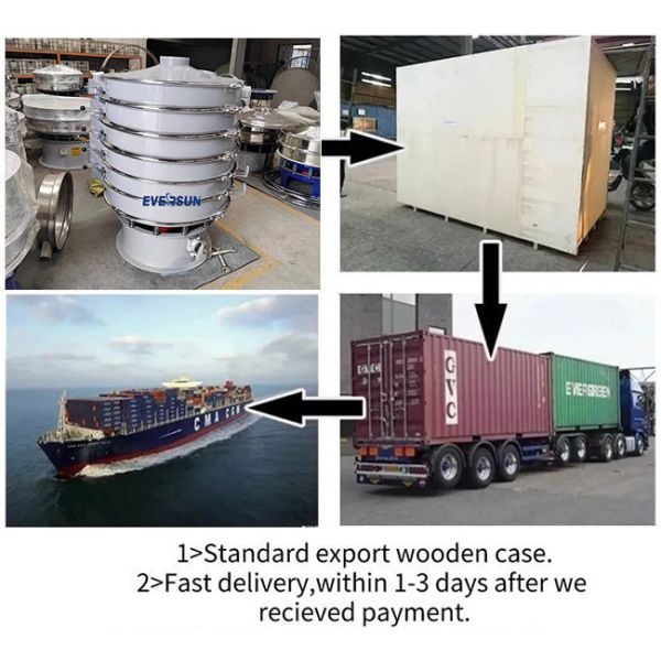 200-2000kg/Hour Vibratory Powder Screening System Fine Powder Separation