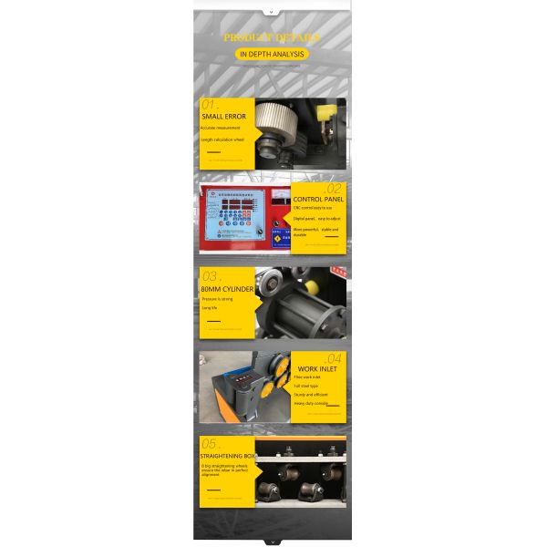 High Accuracy Automatic Steel Wire Straightening And Cutting Machine For Industrial