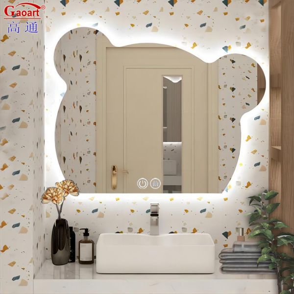 Customized Size Intelligent Portable Full Length Backlit Wall Led Mirror for Home Decor