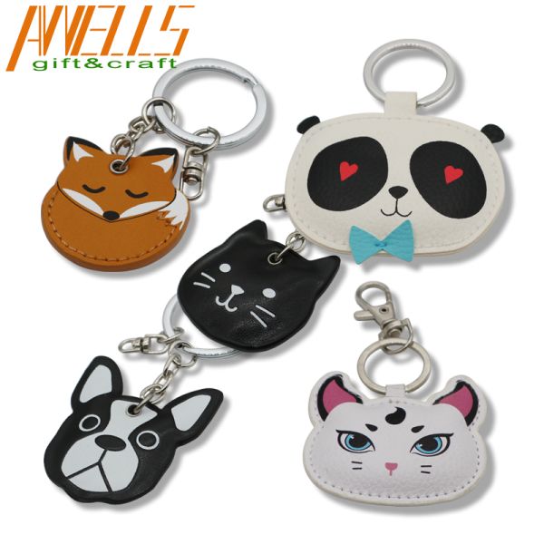 Twill Embroidery Strap Key Chain 9C Washable Dry Cleanable With Link Chain