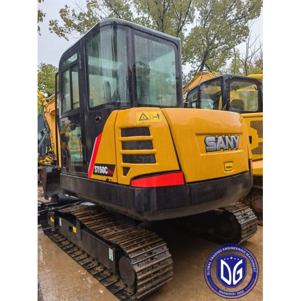 Sy60 6 Ton Used SANY Excavator With Efficient And Energy Saving Power System