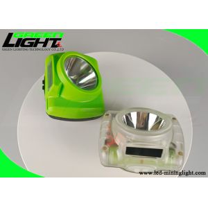 Fire Retardant Cordless Miner Cap Lamp 13000 Lux Brightness With Battery Status