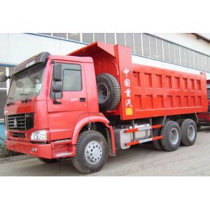 HOWO 6x4 Mining Dump / Tipper Truck 30tons with Q345 steel and negative grounded