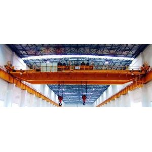 M5 QE Type Double Girder Hook Overhead Crane 31.5m Travelling 380V Cab Control